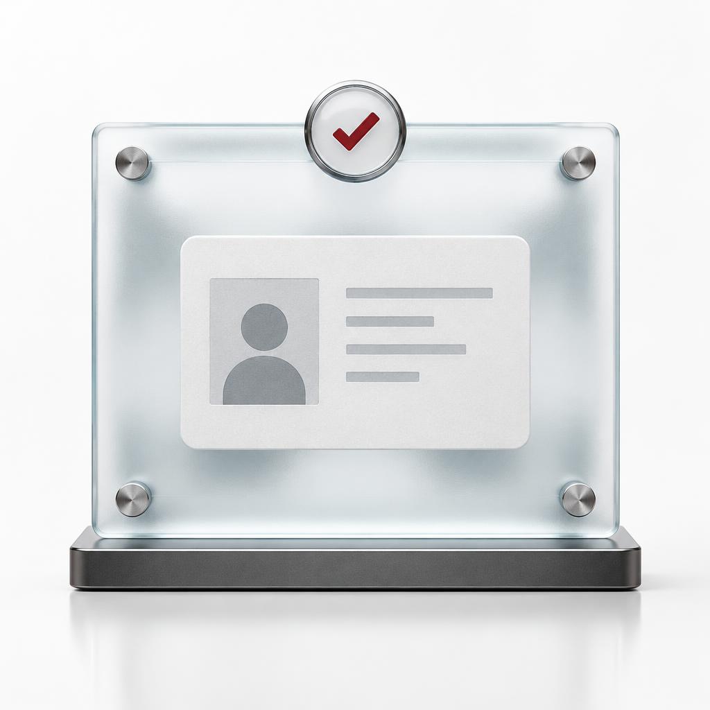 KYC verification step 1: Document check
